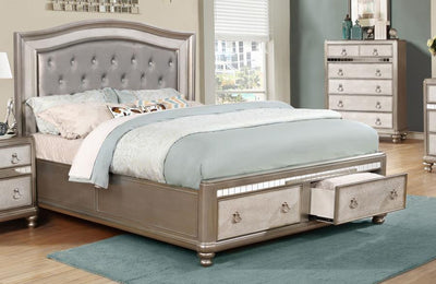 Bling Game - Upholstered Storage Bed - Grand Furniture GA