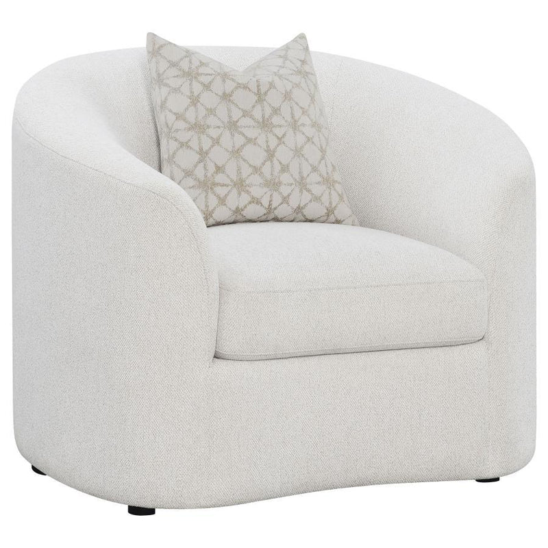 Rainn - Upholstered Tight Back Chair - Latte - Grand Furniture GA