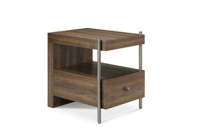 Baxton - Rectangular End Table - Sienna Ridge.