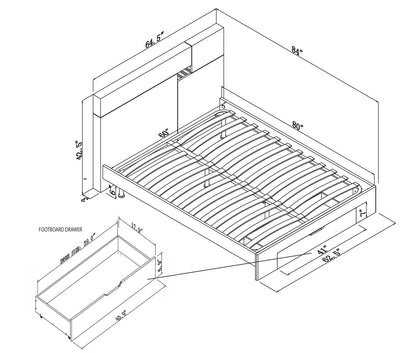 Aria - Storage Bed - Storage Beds - Grand Furniture GA