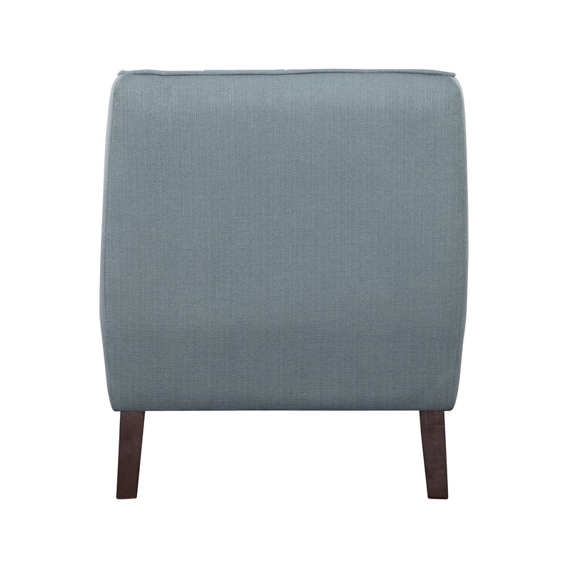 Studio - Accent Chair - Blue Green & Espresso