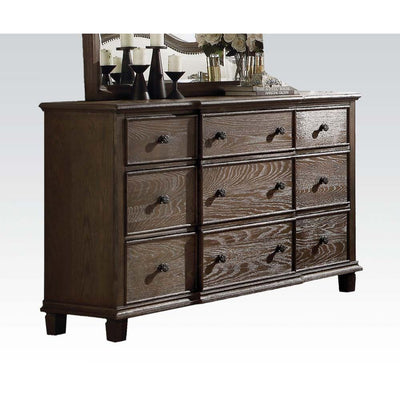 Baudouin - Dresser - Weathered Oak - Grand Furniture GA