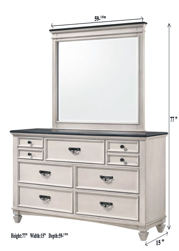 Sawyer - Dresser, Mirror - Dressers - Grand Furniture GA