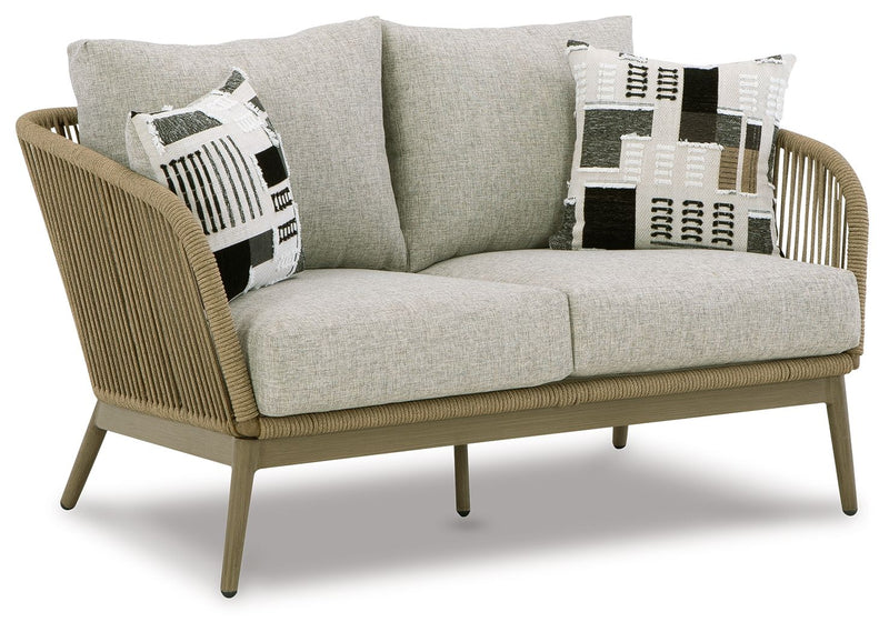 Swiss Valley - Beige - Loveseat W/Cushion.