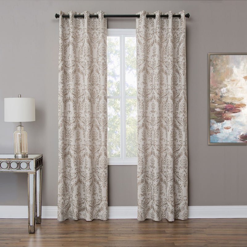 Atchinson - Grommet Top Panel Weighted Corners Window Treatment - Curtains & Drapes - Grand Furniture GA