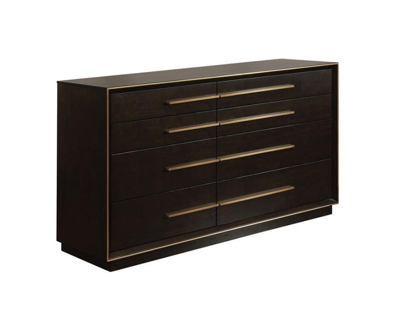 Durango - 8-Drawer Dresser - Smoked Peppercorn.