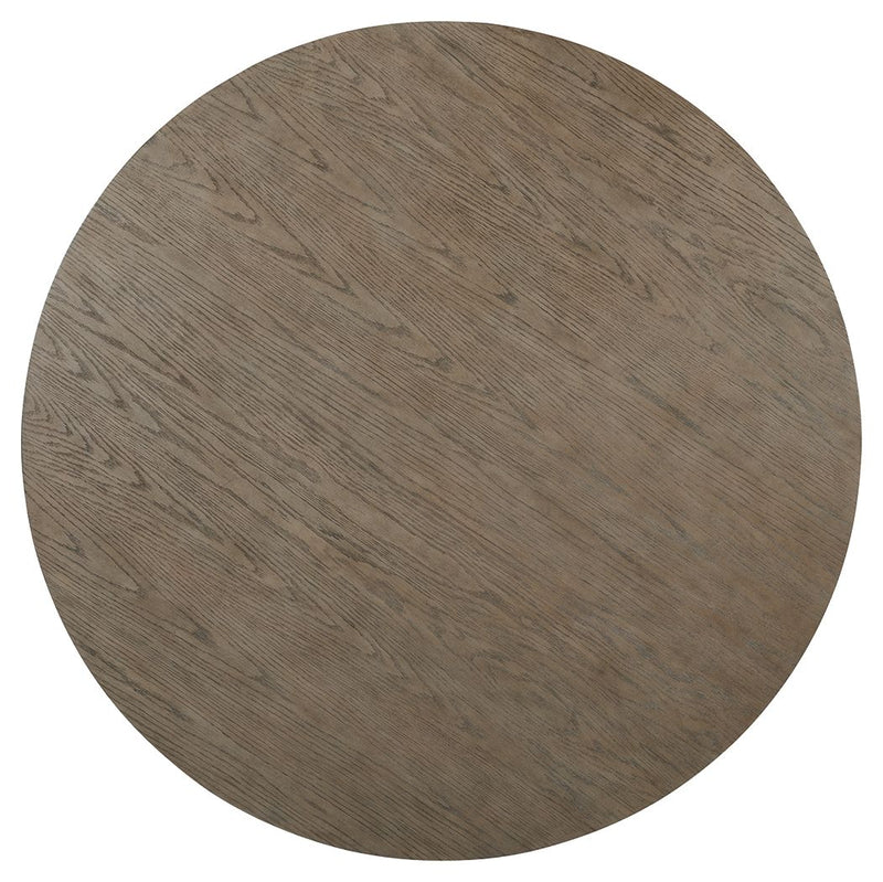 Chrestner - Gray - Round Dining Room Table.