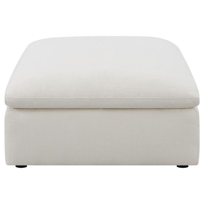 Hobson - Cushion Seat Ottoman - Off-White - Grand Furniture GA