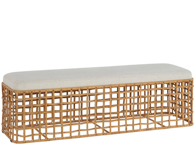 Getaway - Rattan Bench - Light Brown.