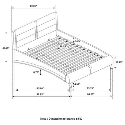 Jeremaine - Upholstered Bed