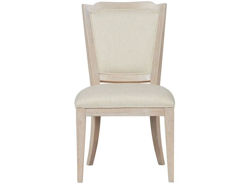 Getaway Upholstered Back Side Chair - Beige.