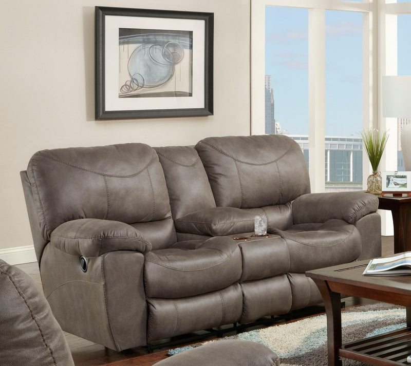 Trent - Reclining Console Loveseat