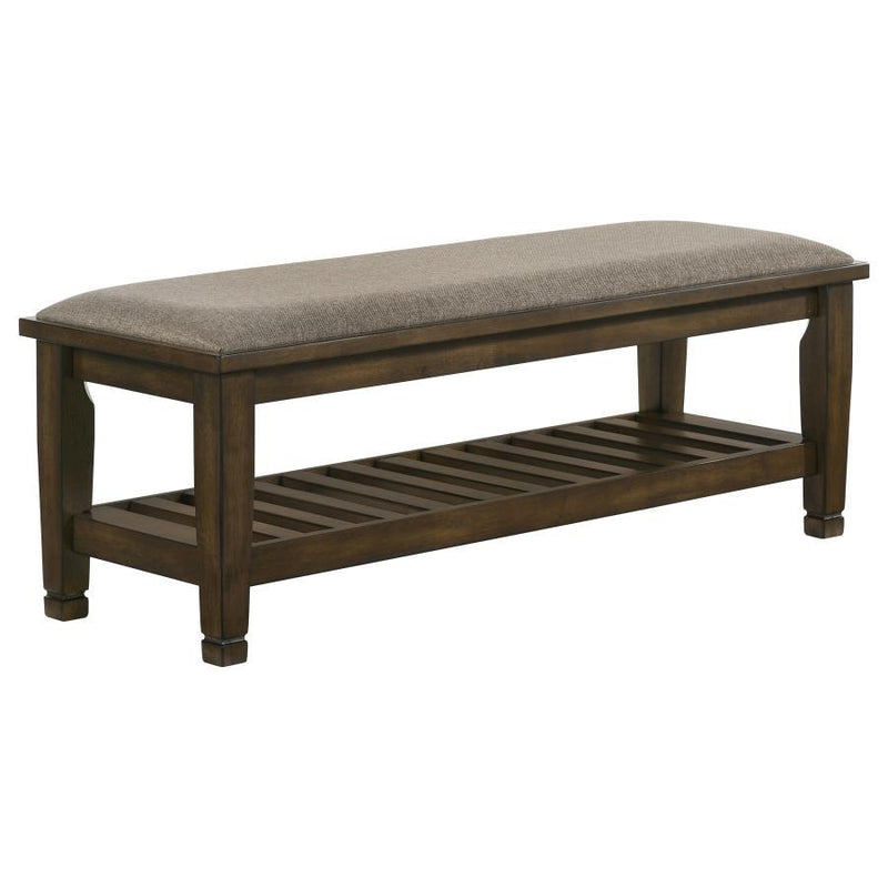 Franco - Bench with Lower Shelf.