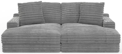 Comfrey - 2 Piece Double Wide Chaise - Moonstruck