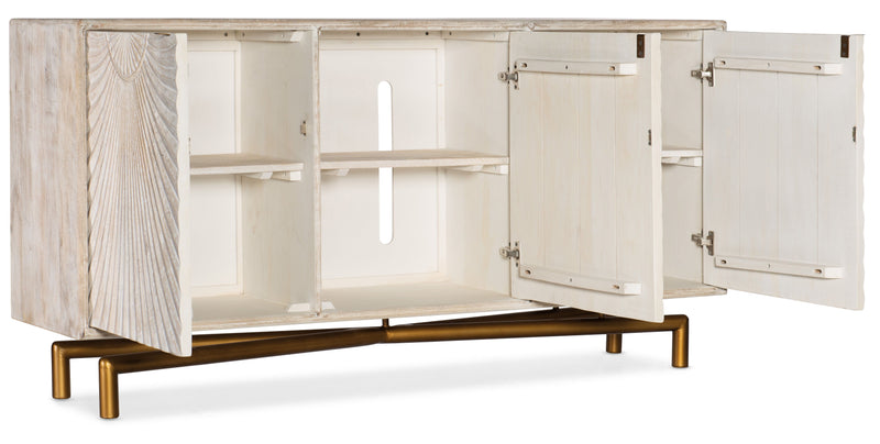 Entertainment Console 70" - Light Wood.