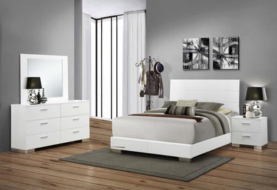 Felicity - Contemporary Panel Bed Bedroom Set.
