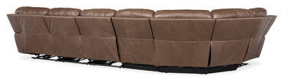 Torres - 6 Piece Sectional - Dark Brown