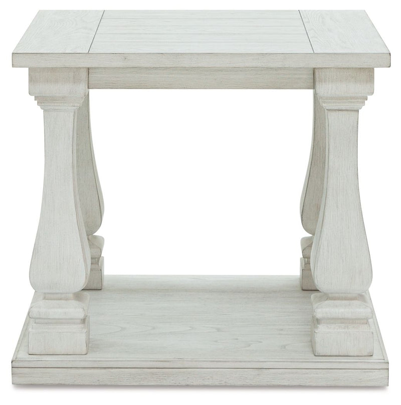 Arlendyne - Antique White - Rectangular End Table.