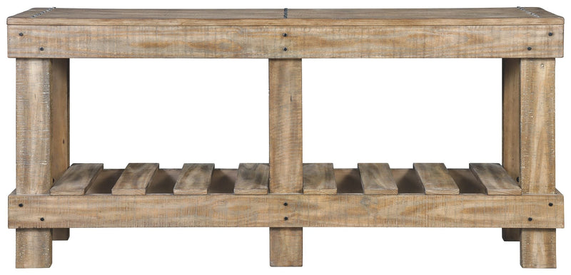 Susandeer - Brown - Console Sofa Table.