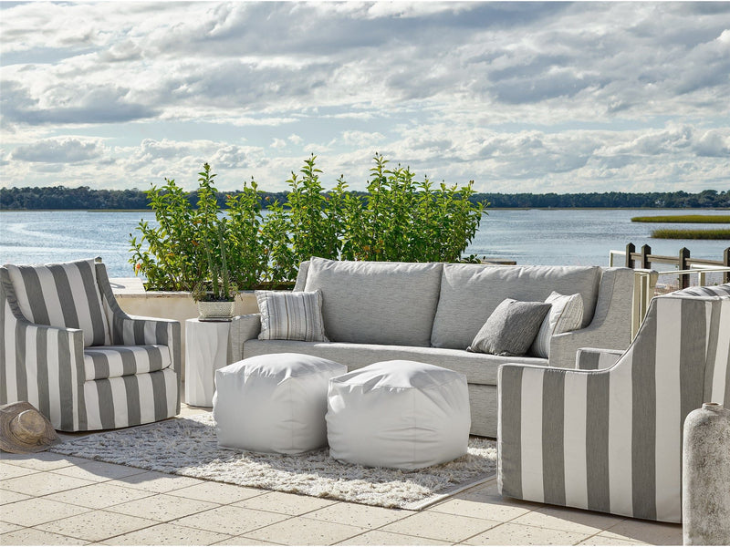 Hudson Outdoor Sofa 93 - Special Order - Pearl Silver.