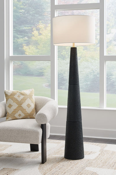 Hallburg - Black - Poly Floor Lamp.
