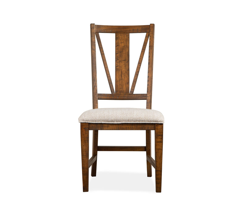 Bay Creek - Dining Side Chair With Upholstered Seat (Set of 2) - Toasted Nutmeg.