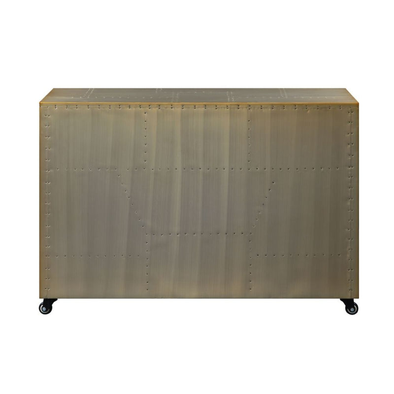 Jennavieve - Cabinet - Gold Aluminum