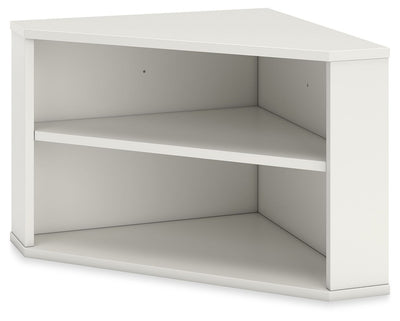 Grannen - White - Home Office Corner Bookcase.