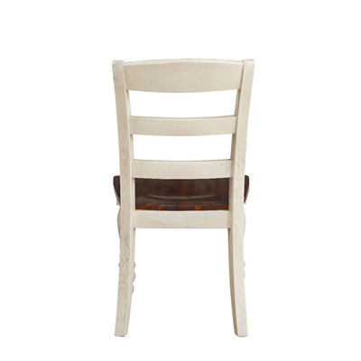 Britta - Side Chair (Set of 2) - Walnut & White Washed - Grand Furniture GA