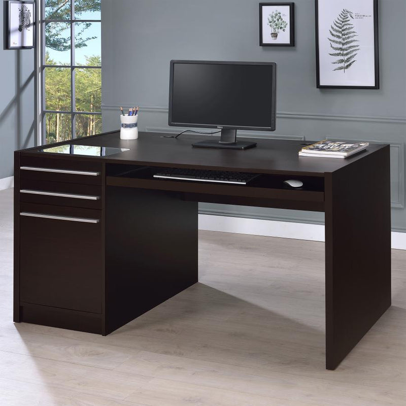 Halston - 3-drawer Connect-it Office Desk - Grand Furniture GA