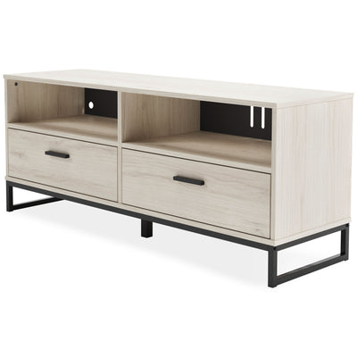 Socalle - Light Natural - Medium TV Stand - Vinyl-Wrapped.