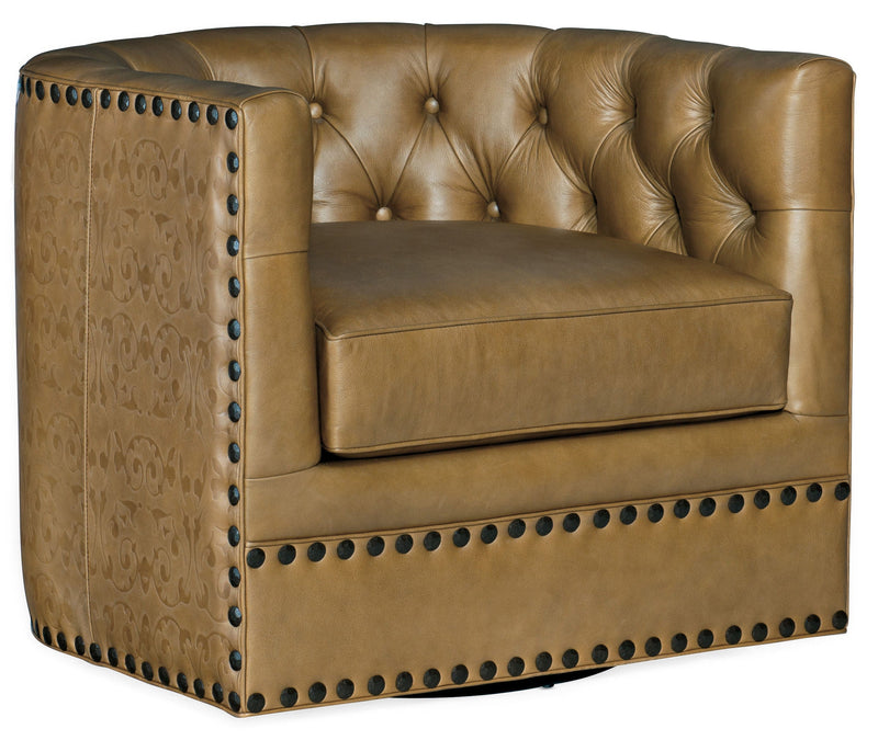 Lennox - Tufted Swivel Chair