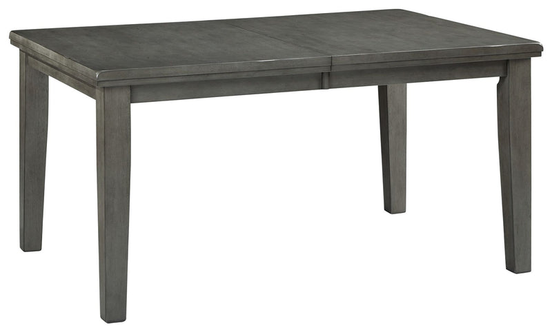 Hallanden - Gray - Rect Drm Butterfly Ext Table.