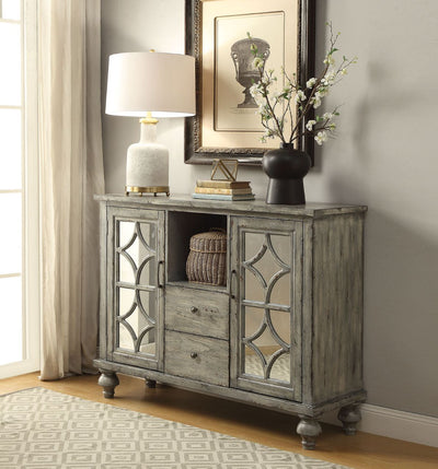 Velika - Accent Table - Weathered Gray - Wood - Grand Furniture GA