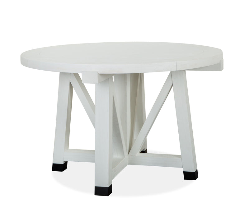 Harper Springs - Round Dining Table - Silo White.