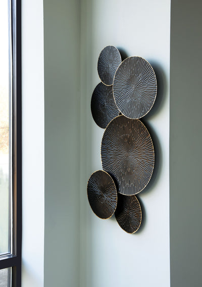 Rhetlen - Black / Gold Finish - Wall Decor.