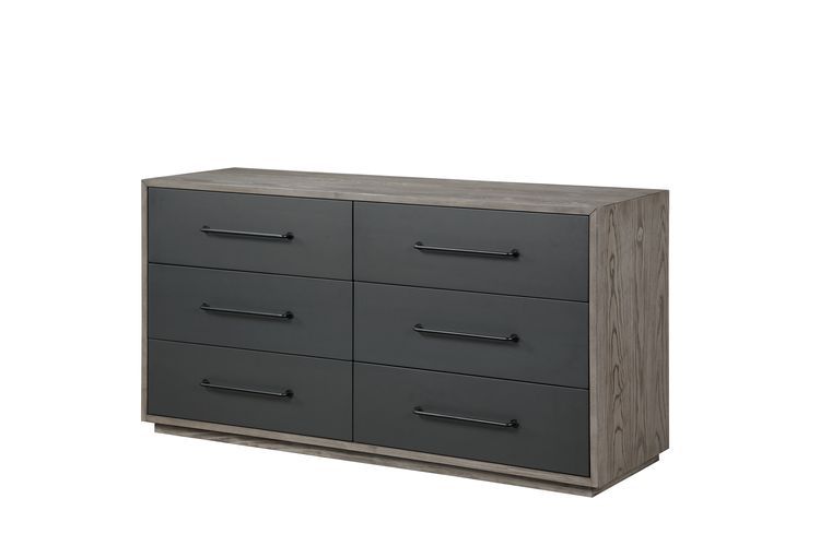 Estevon - Dresser - Gray Oak Finish - Grand Furniture GA