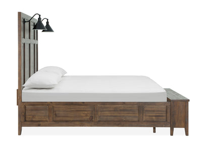 Bay Creek - Complete  Lamp Panel Storage Bed.