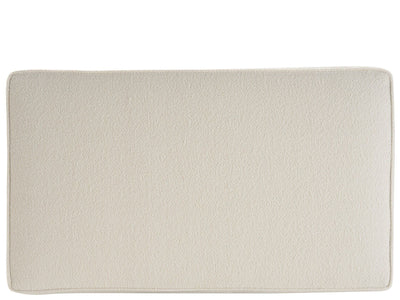 U Choose - 38x22 Rectangle Ottoman - Pearl Silver