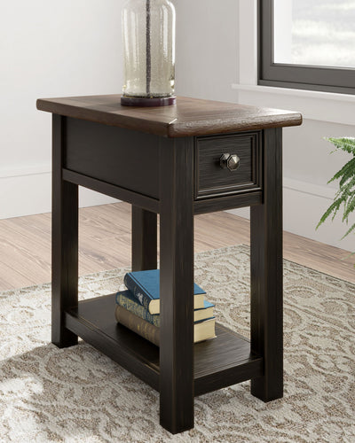 Tyler - Black / Gray - Chair Side End Table.