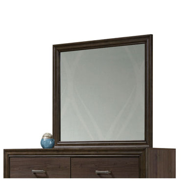 Cyrille - Mirror - Walnut - Grand Furniture GA