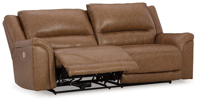 Trasimeno - Caramel - 2 Seat Pwr Rec Sofa Adj Headrest.