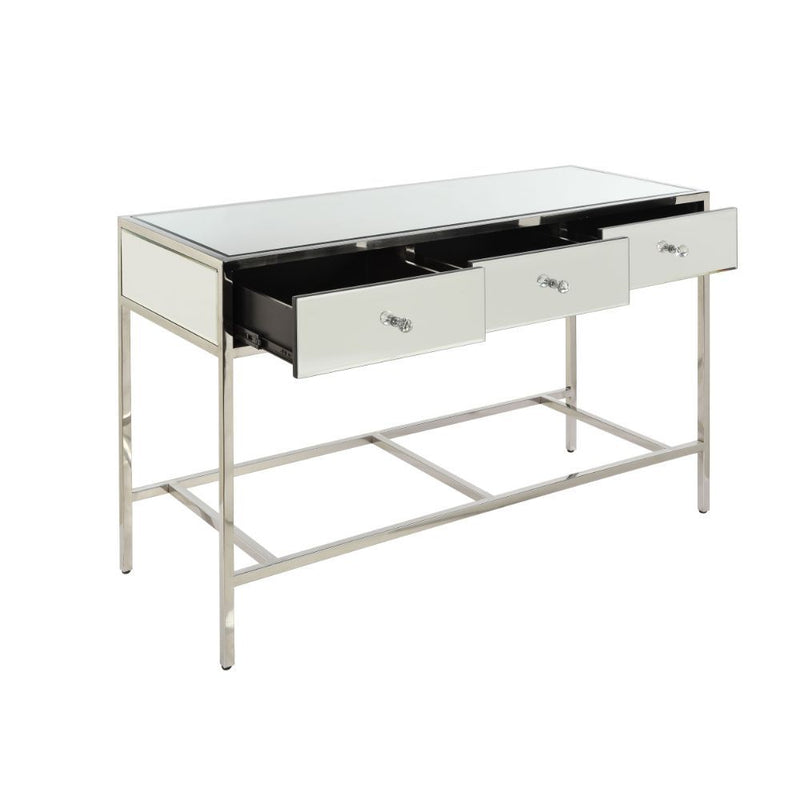 Weigela - Accent Table - Mirrored & Chrome - Grand Furniture GA