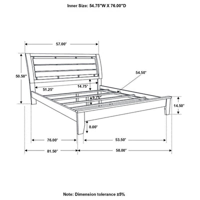 Serinity - Panel Bed with Cut-out Headboard - Grand Furniture GA