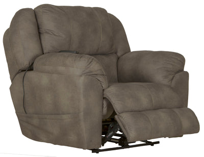 Flynn - Power Lay Flat Recliner with Power Adjustable Headrest & Lumbar and Dual Heat & Massage - Fig