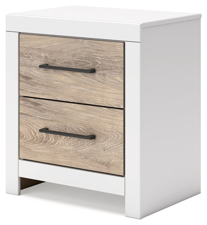 Charbitt - Two-tone - Two Drawer Night Stand