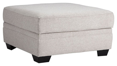 Dellara - Chalk - Ottoman With Storage.