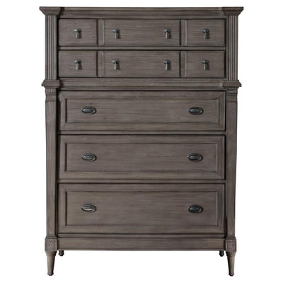 Alderwood - 5-Drawer Chest - French Grey.