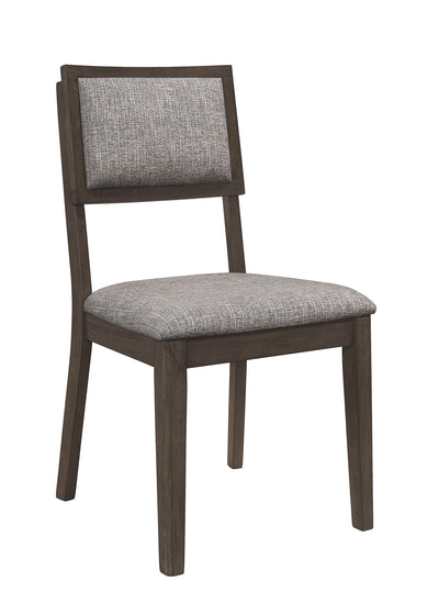 Ember - Side Chair (Set of 2) - Gray & Walnut - Grand Furniture GA