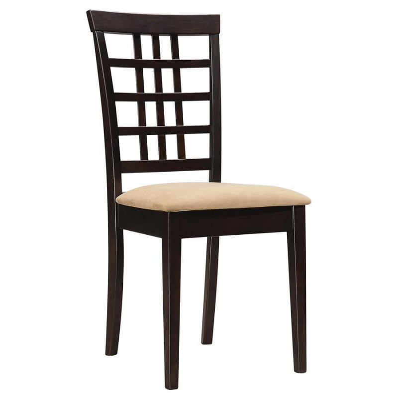 Kelso - Lattice Back Dining Chairs (Set of 2) - Cappuccino